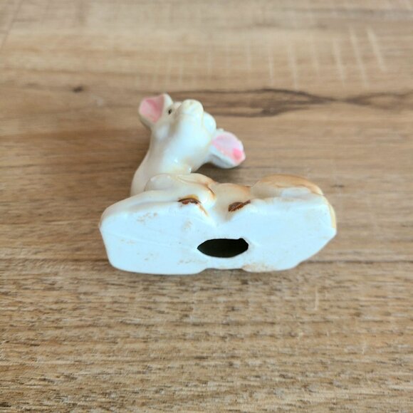 Set of 2 vintage ceramic deer figurines. - Picture 4 of 12